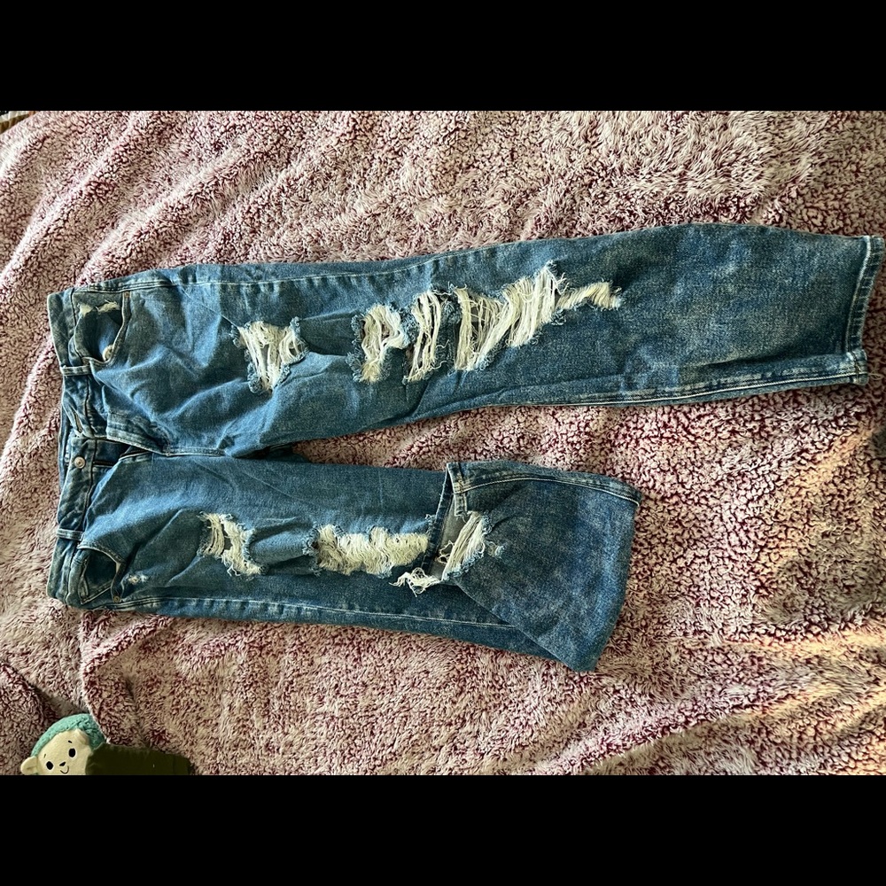 American Eagle Stretch Mom Jeans Tall